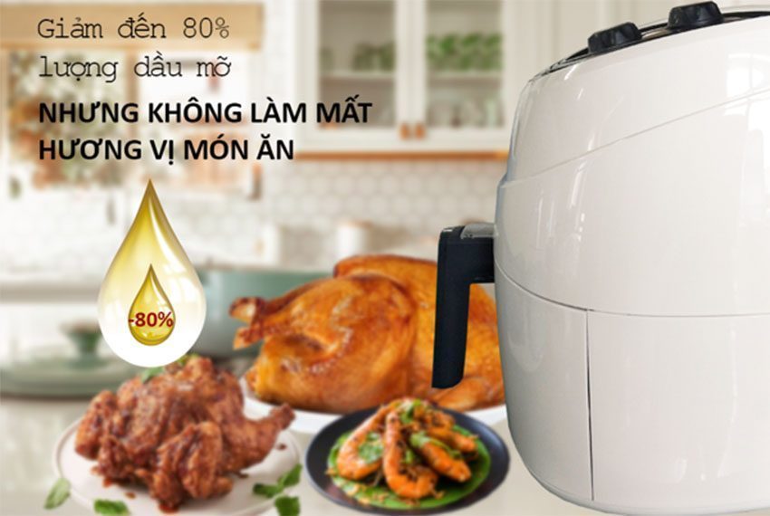 Nồi chiên không dầu Perfect GLA-809 - Hàng chính hãng
