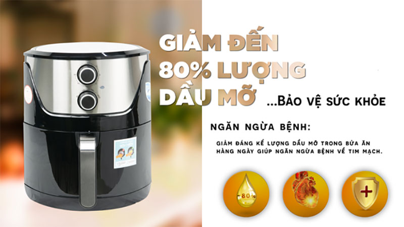 Công dụng của Nồi chiên không dầu Perfect PF-625