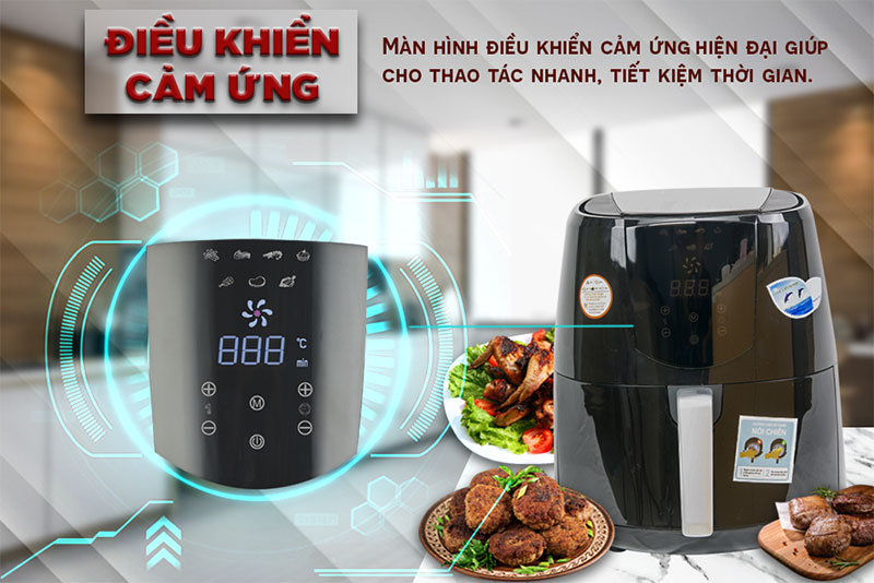 Nồi chiên không dầu Perfect PF-D92 - Hàng chính hãng