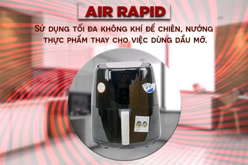 Nồi chiên không dầu Perfect PF-D92 - Hàng chính hãng