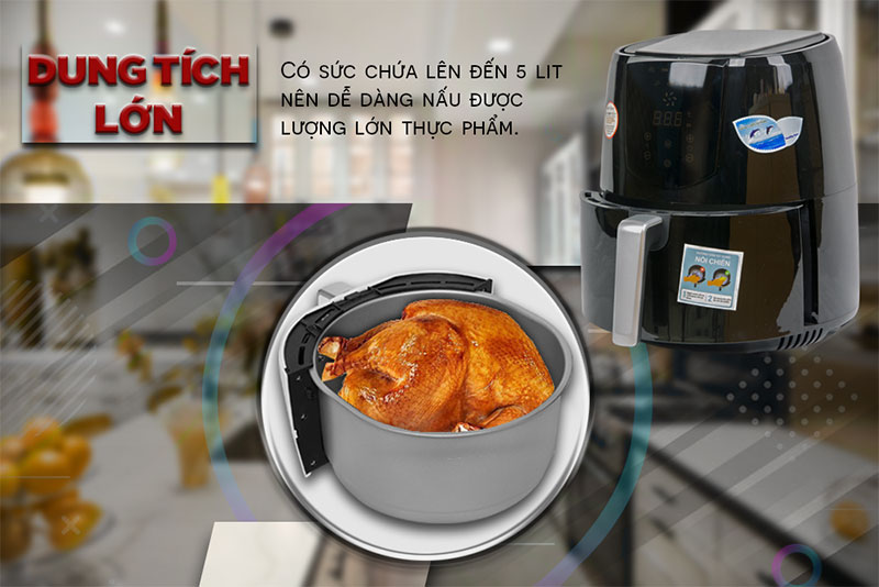 Nồi chiên không dầu Perfect PF-D92 - Hàng chính hãng