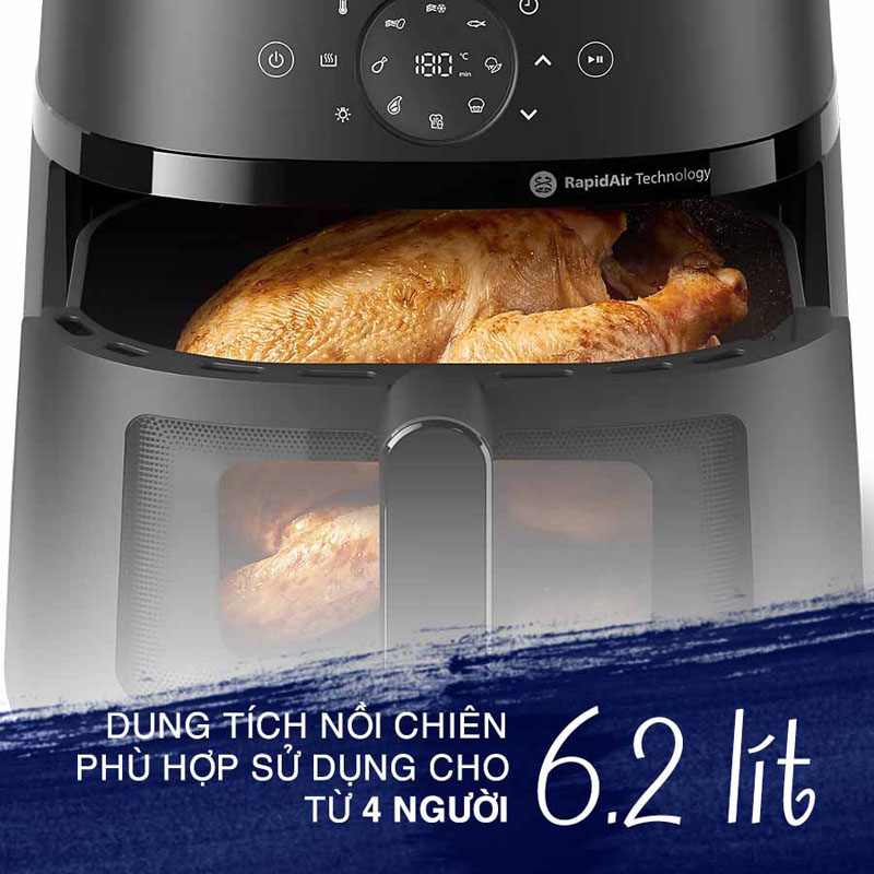 Nồi chiên không dầu Philips NA230/00 - Hàng chính hãng