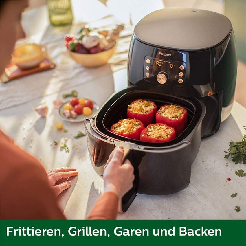 Nồi chiên không dầu Philips Airfasher HD9860/91 XXL - Hàng nhập khẩu