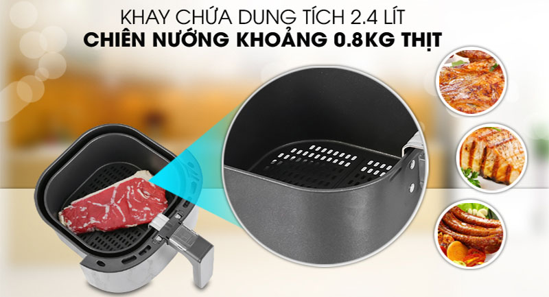 Nồi chiên không dầu Philips HD9200/90 - Hàng chính hãng