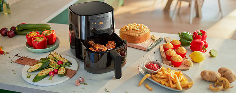 Nồi chiên không dầu Philips HD9252/90 - Hàng chính hãng