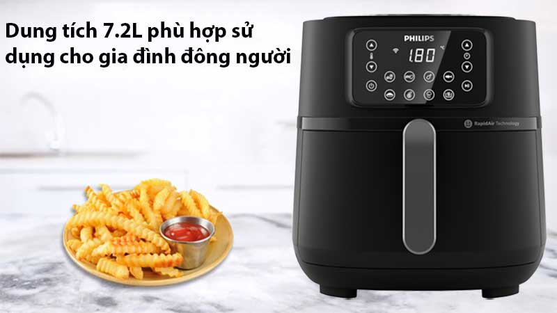 Nồi chiên không dầu Philips HD9285/90 - Hàng chính hãng