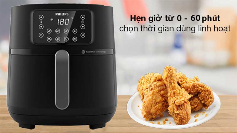 Nồi chiên không dầu Philips HD9285/90 - Hàng chính hãng