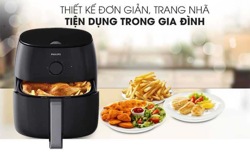 Nồi chiên không dầu Philips HD9750/90 XXL - Hàng chính hãng