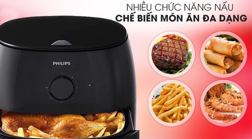 Nồi chiên không dầu Philips HD9750/90 XXL - Hàng chính hãng