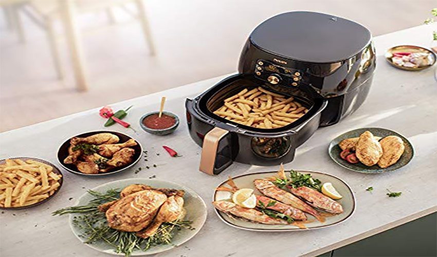 Nồi chiên không dầu Philips HD9860/95 - Hàng nhập khẩu