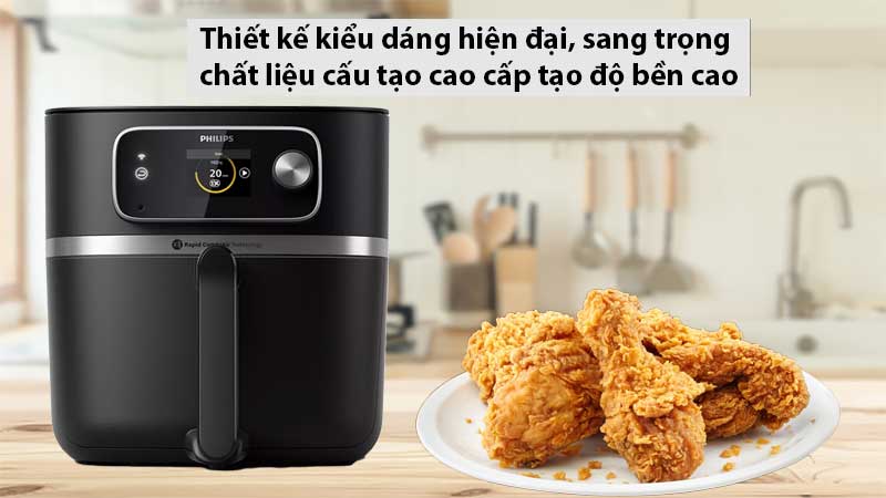 Thiết kế của Nồi chiên không dầu Philips HD9880/90