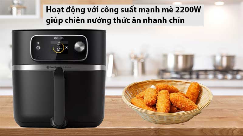 Công suất của Nồi chiên không dầu Philips HD9880/90