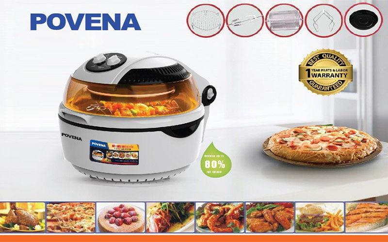 Nồi chiên không dầu Povena PVN-3610