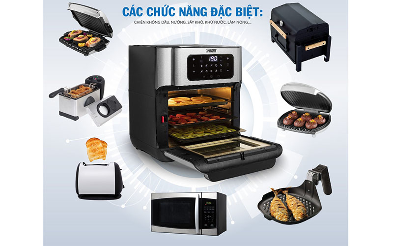 Nồi chiên không dầu Princess 182065 - Hàng chính hãng