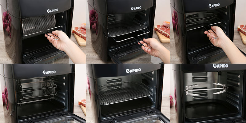 Nồi chiên không dầu Rapido RAF-12M1 - Hàng chính hãng