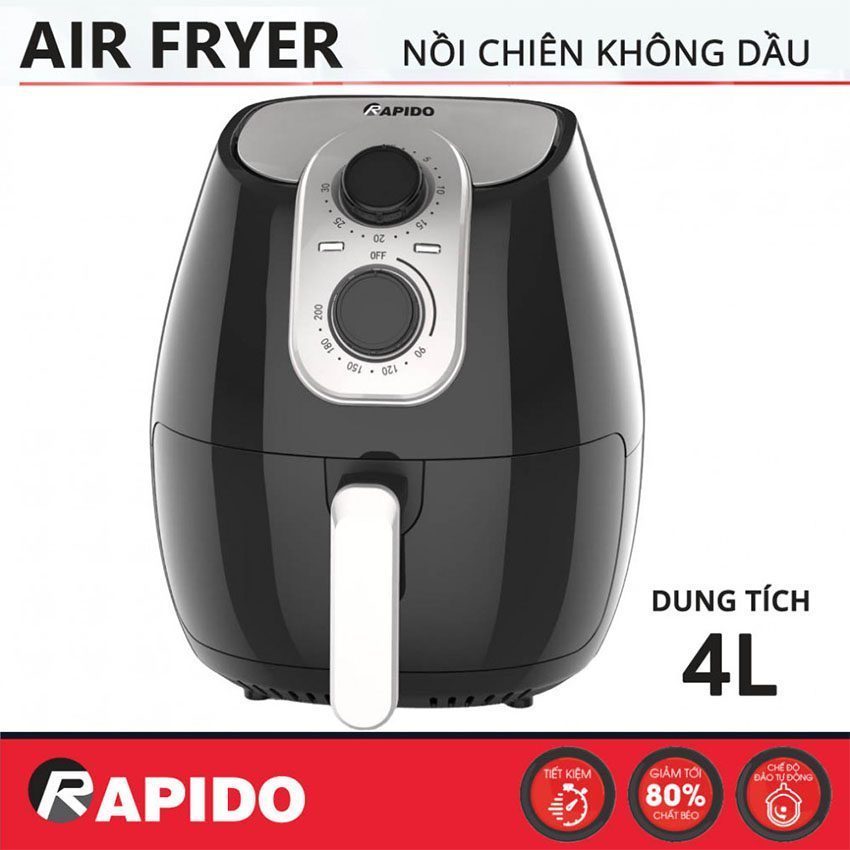 Nồi chiên không dầu Rapido RAF-4.0M2 - Hàng chính hãng