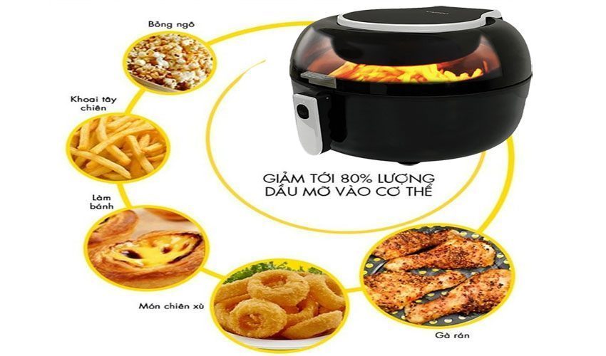 Nồi chiên không dầu Rapido RAF6.5D-LUX - Hàng chính hãng