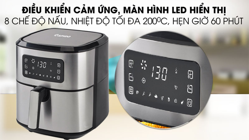 Nồi chiên không dầu Rapido RAF-7D - Hàng chính hãng