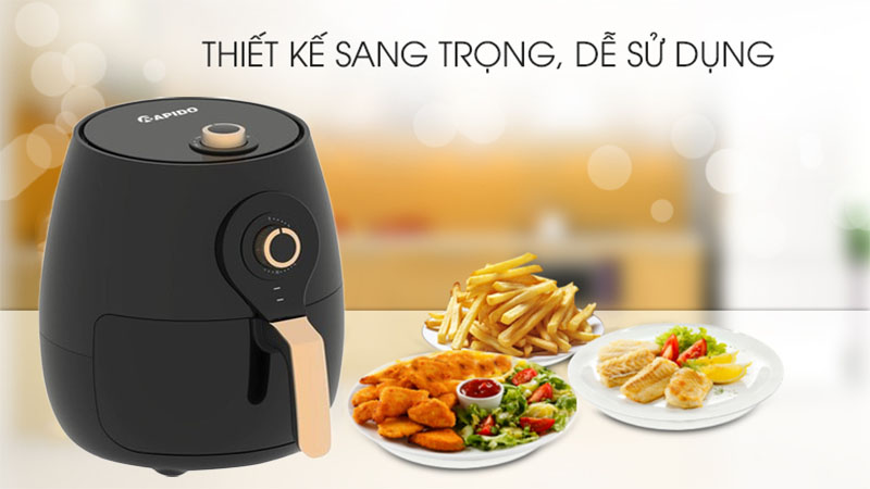 Nồi chiên không dầu Rapido RAF5.0M3 - Hàng chính hãng