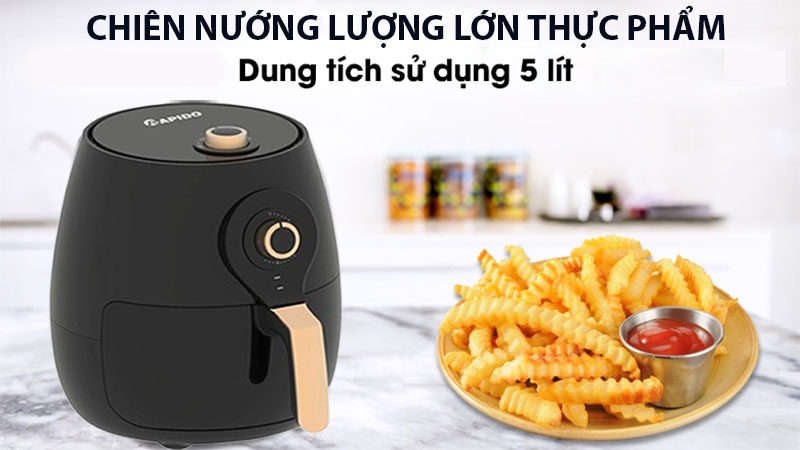 Nồi chiên không dầu Rapido RAF5.0M3 - Hàng chính hãng