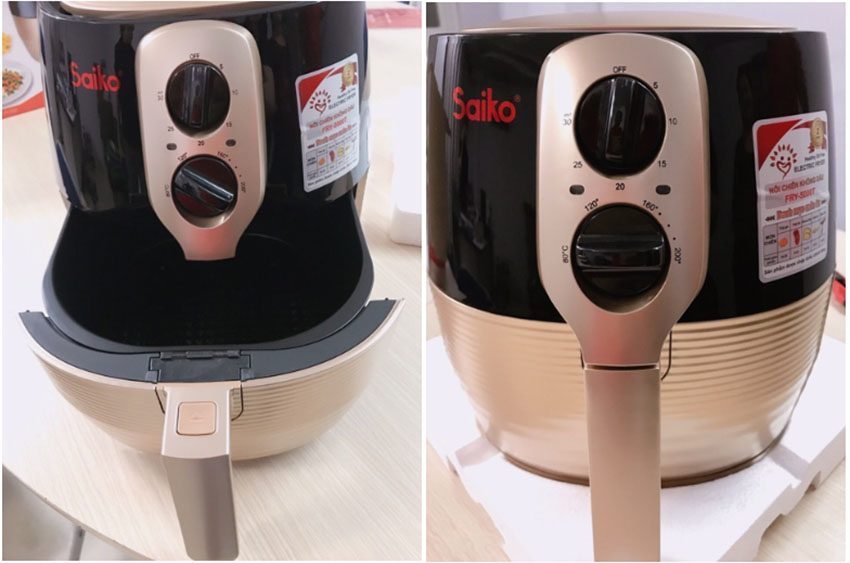 Nồi chiên không dầu Saiko FRY-5000T - Hàng chính hãng