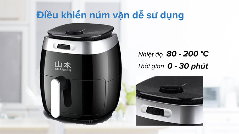 Nồi chiên không dầu Shanben SB-021 - Hàng chính hãng