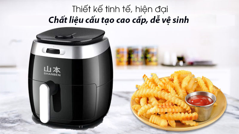 Nồi chiên không dầu Shanben SB-021 - Hàng chính hãng
