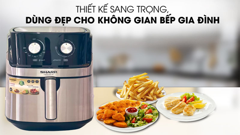Nồi chiên không dầu Sharp KS-COM120G