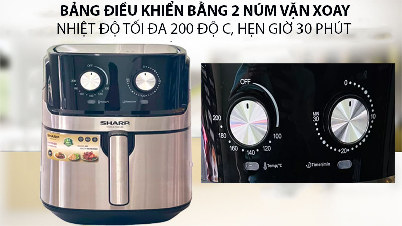 Nồi chiên không dầu Sharp KS-COM120G