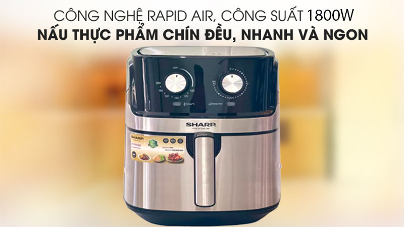 Nồi chiên không dầu Sharp KS-COM120G