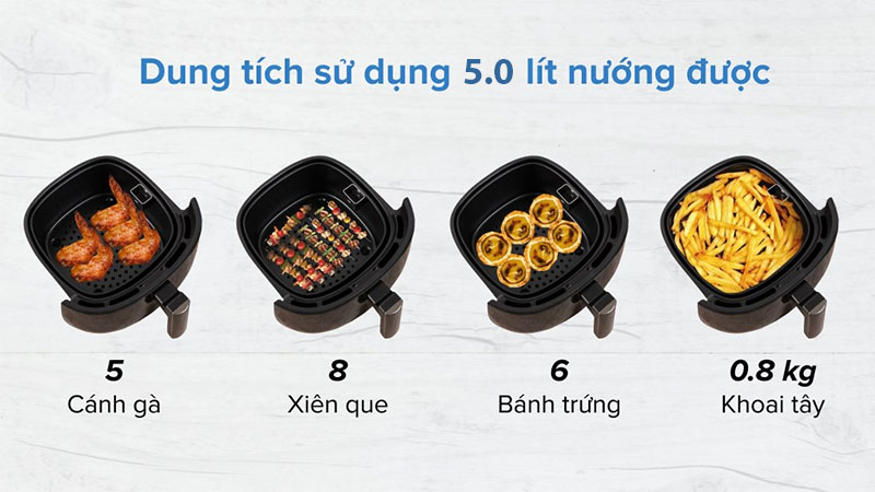 Nồi chiên không dầu Sokany AF-002 - Hàng chính hãng