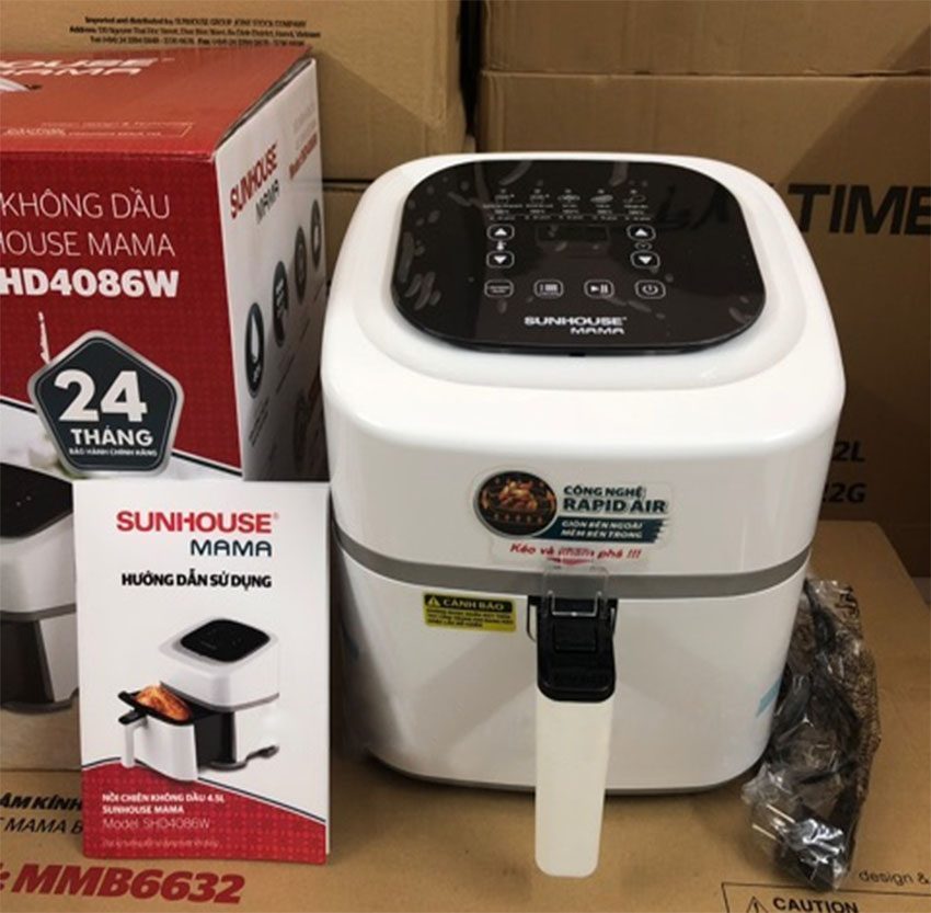 Nồi chiên không dầu Sunhouse Mama SHD4086W