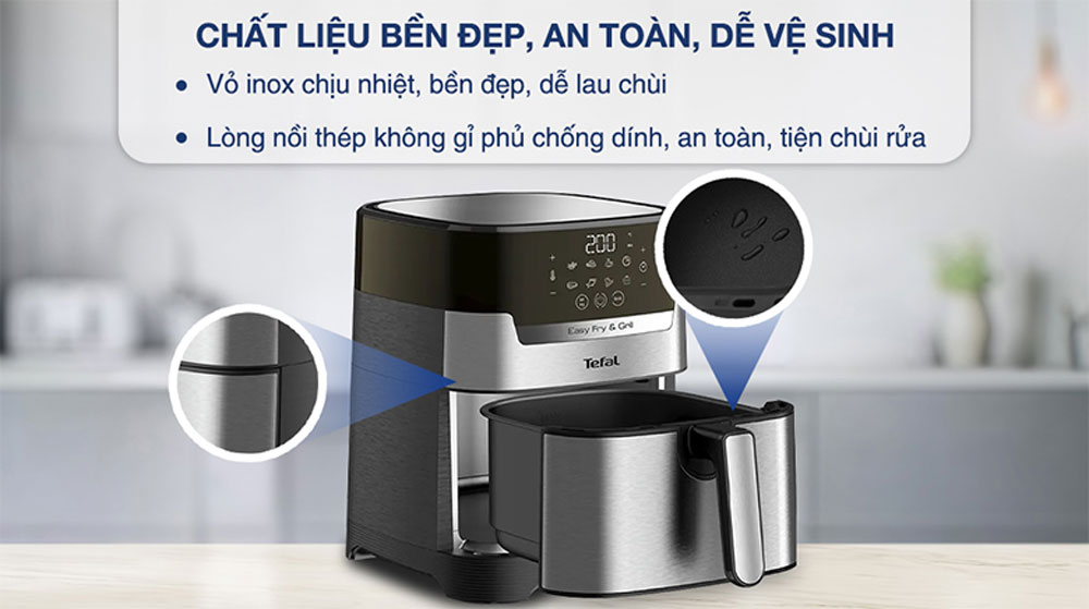 Nồi chiên không dầu Tefal EY505D15 - Hàng chính hãng