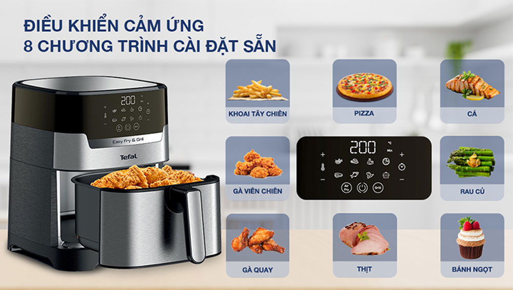 Nồi chiên không dầu Tefal EY505D15 - Hàng chính hãng