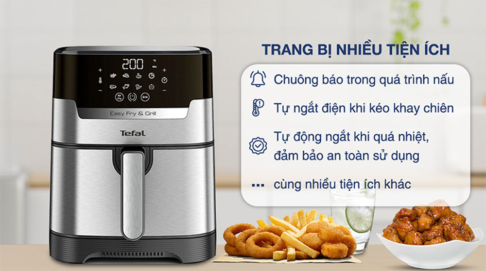 Nồi chiên không dầu Tefal EY505D15 - Hàng chính hãng
