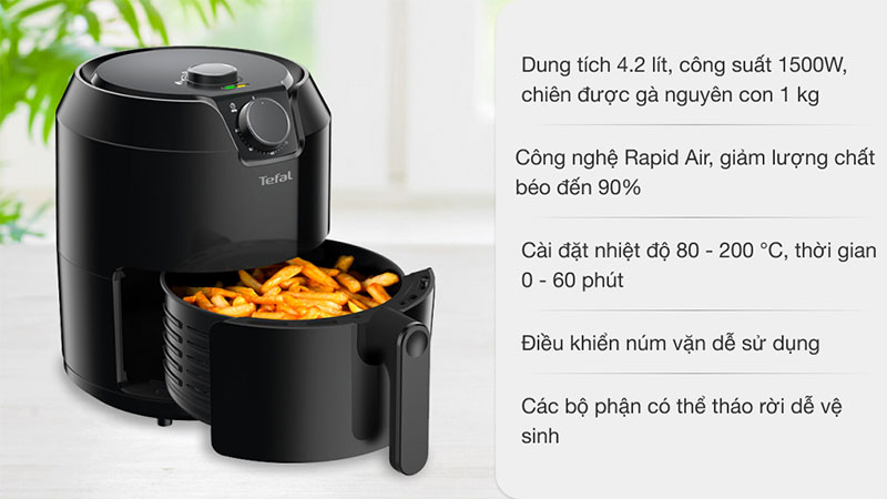 Nồi chiên không dầu Tefal EY201815 - Hàng chính hãng