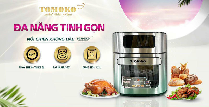 Nồi chiên không dầu Tomoko HA-688 - Hàng chính hãng