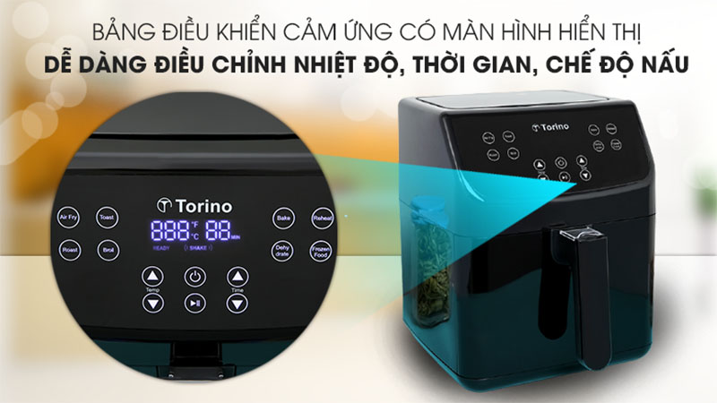 Nồi chiên không dầu Torino TF-JW55A - Hàng chính hãng