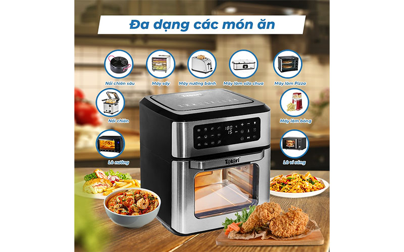 Nồi chiên không dầu Totorio TT-AFO12E - Hàng chính hãng