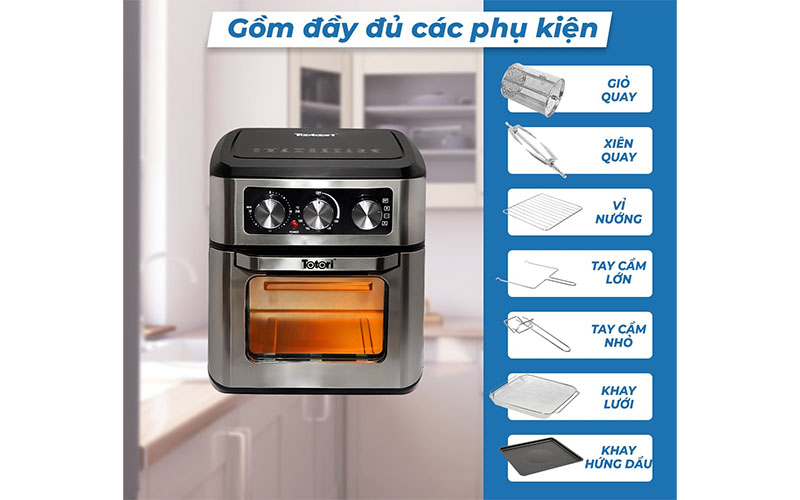 Nồi chiên không dầu Totori TT-AFO12M - Hàng chính hãng