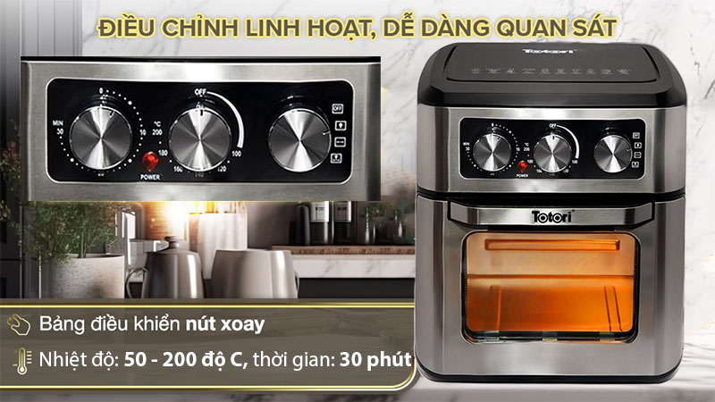 Nồi chiên không dầu Totori TT-AFO12M - Hàng chính hãng