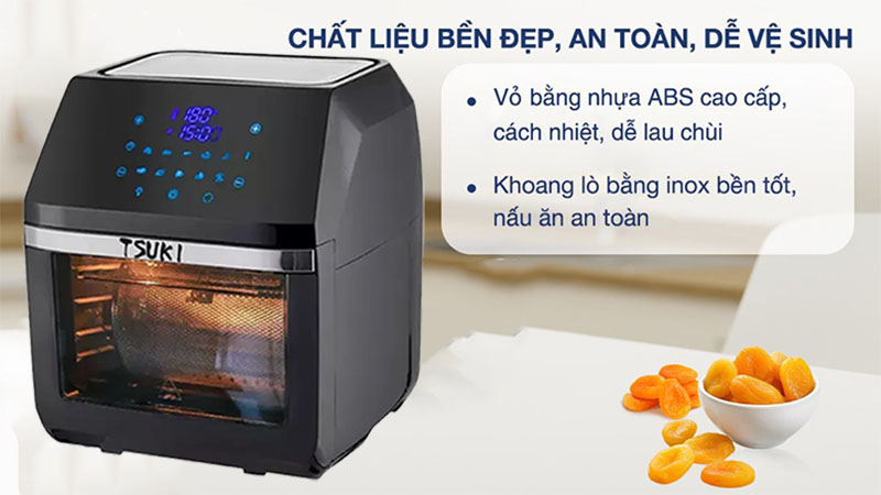 Nồi chiên không dầu Tsuki TS-AF1201 - Hàng chính hãng