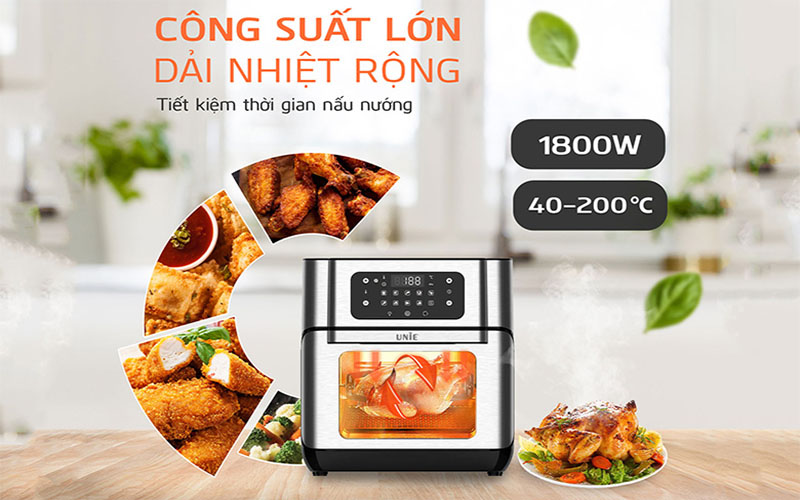 Công suất của Nồi chiên không dầu Unie UE-1000