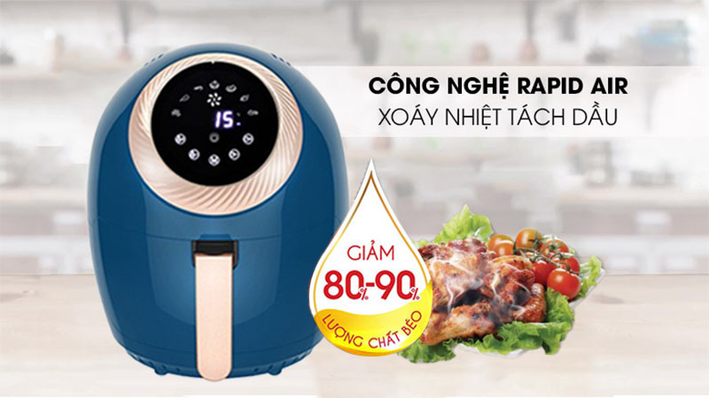 Nồi chiên không dầu Việt Star VS-666A  - Hàng chính hãng