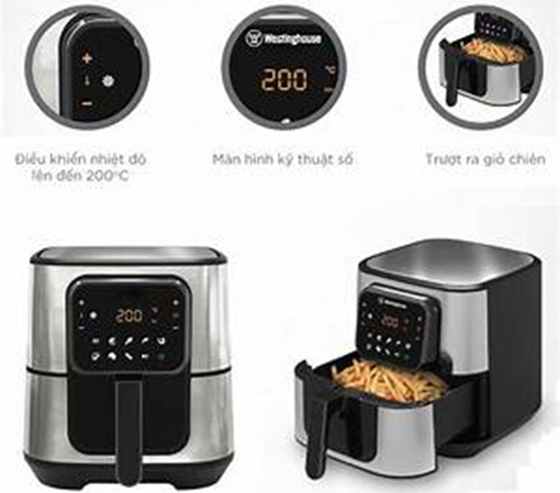 Nồi chiên không dầu Westinghouse WKAFS5T2 - Hàng chính hãng