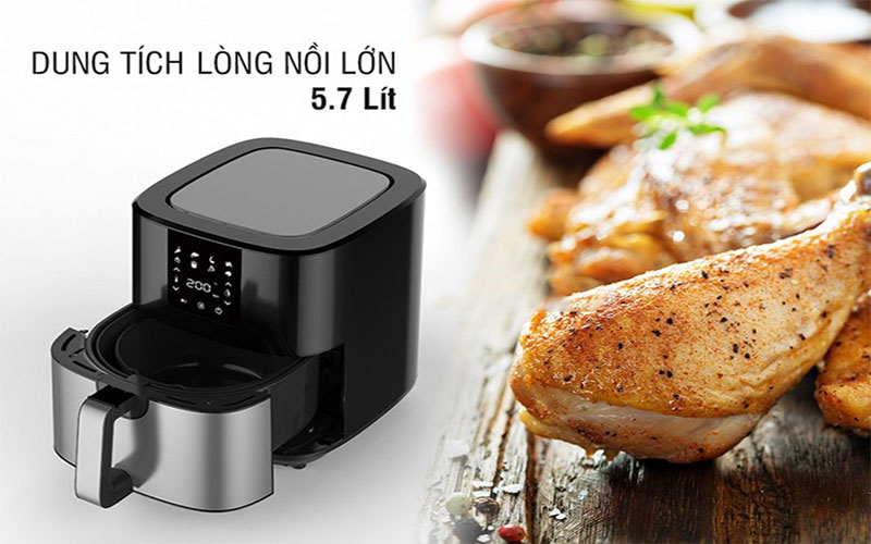 Dung tích của Nồi chiên không dầu Yakyo TP-570S