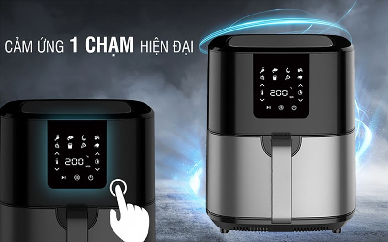 Bảng điều khiển của Nồi chiên không dầu Yakyo TP-570S