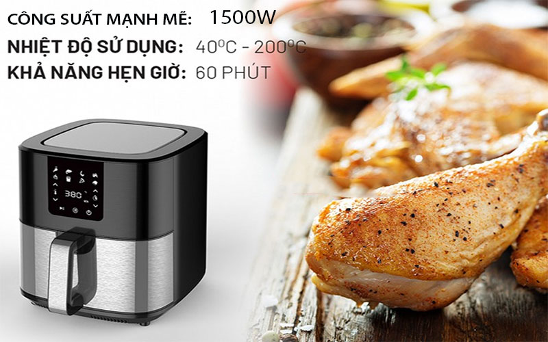 Công suất của Nồi chiên không dầu Yakyo TP-570S