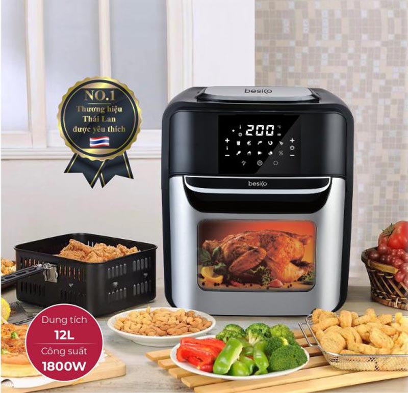 Nồi chiên Besico BAF12D thiết bị gia dụng tiện ích cho căn bếp gia đình