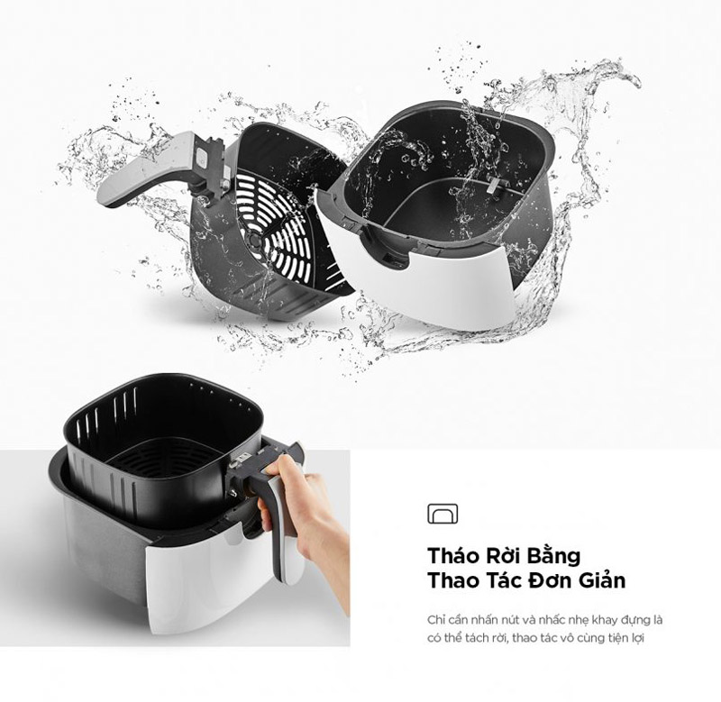 Nồi chiên không dầu Cuckoo CAF-C0510D/WHVNCV - Hàng chính hãng